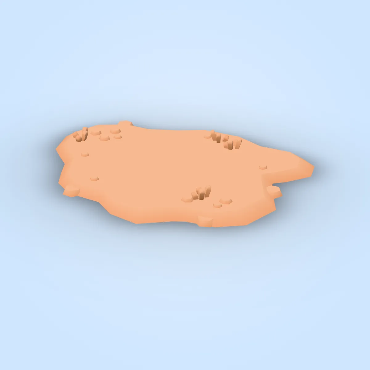 Patch Sand Foliage Model