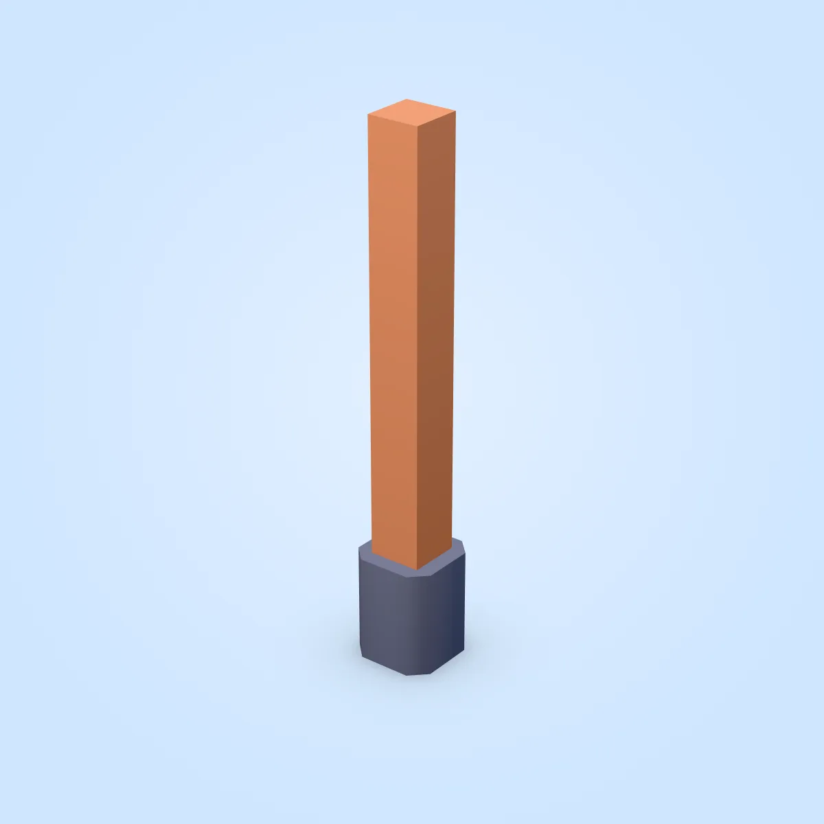 Pillar Wood Model