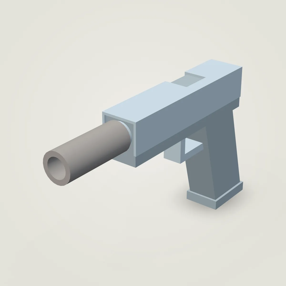 Pistol Silencer Model