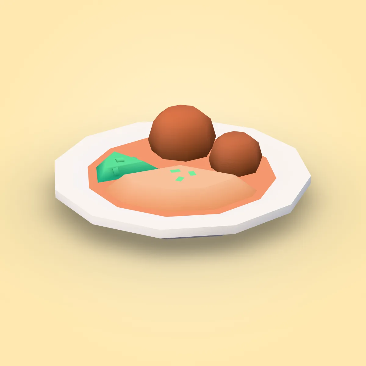 Plate Dinner Model