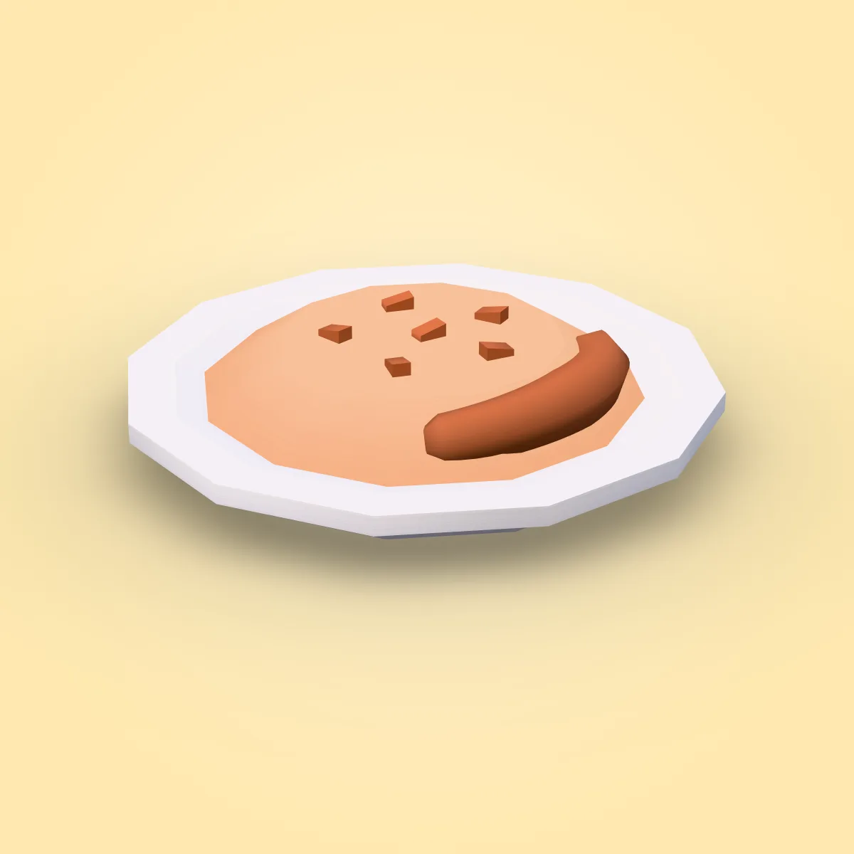 Plate Sauerkraut Model