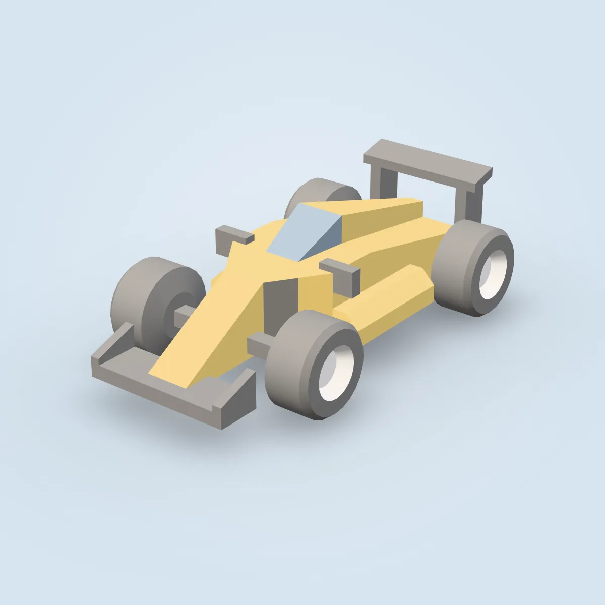 Race Car Orange Model