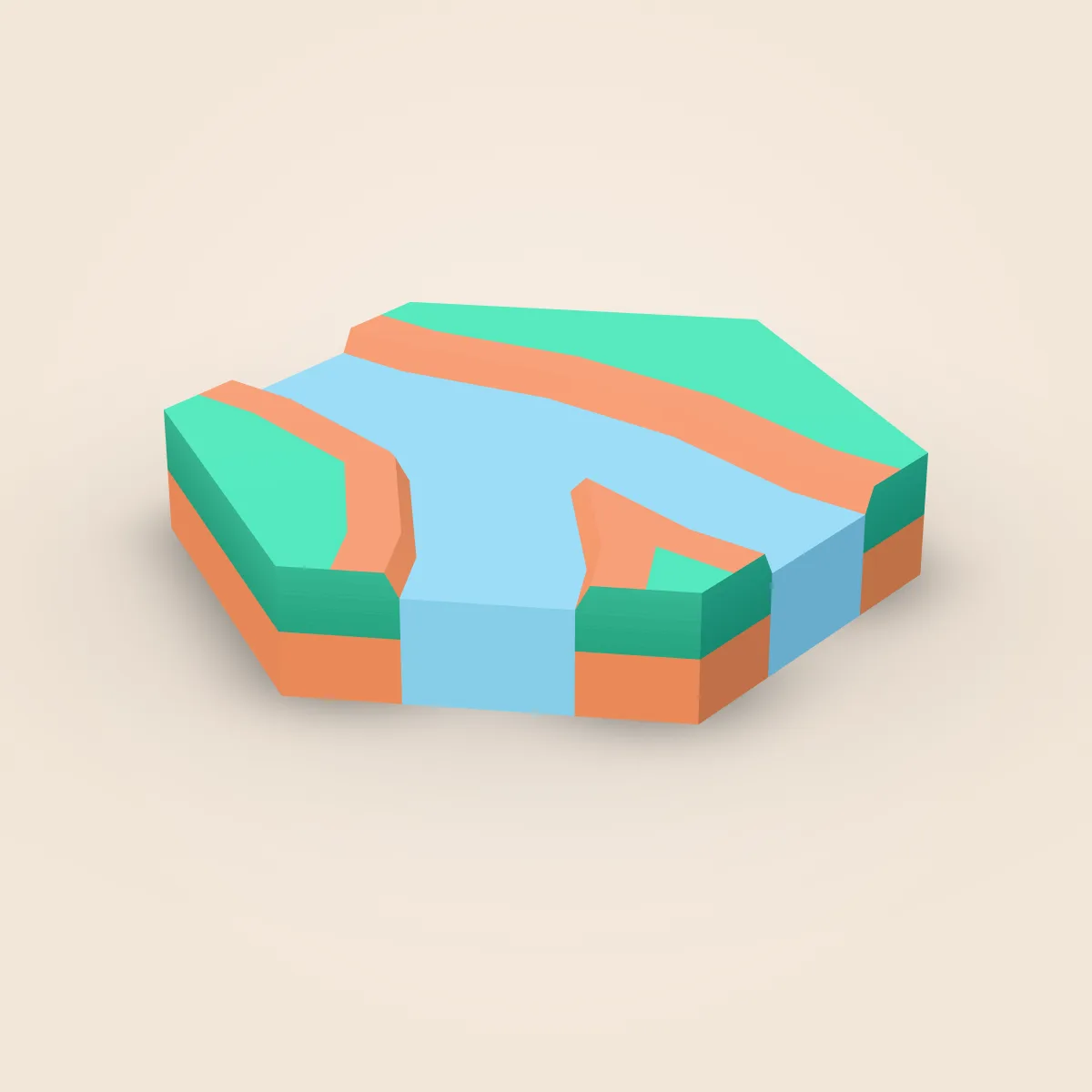 River Intersection Type C Model