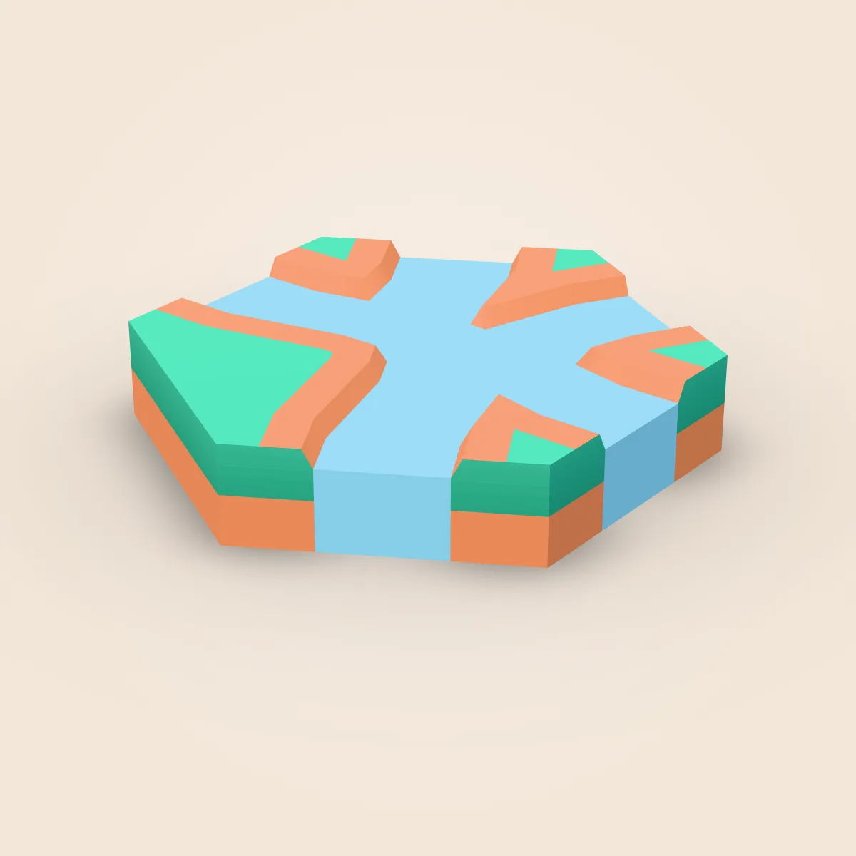 River Intersection Type G Model