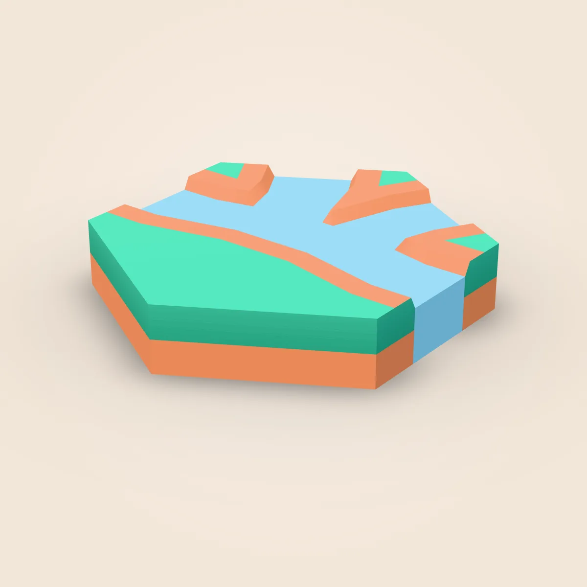 River Intersection Type H Model