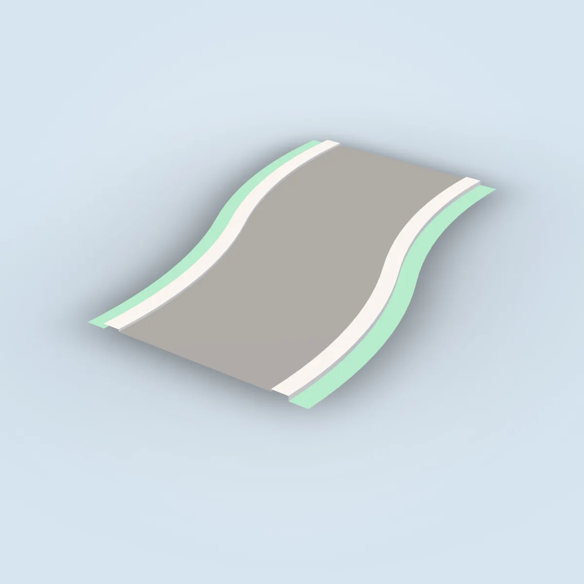 Road Curved Model