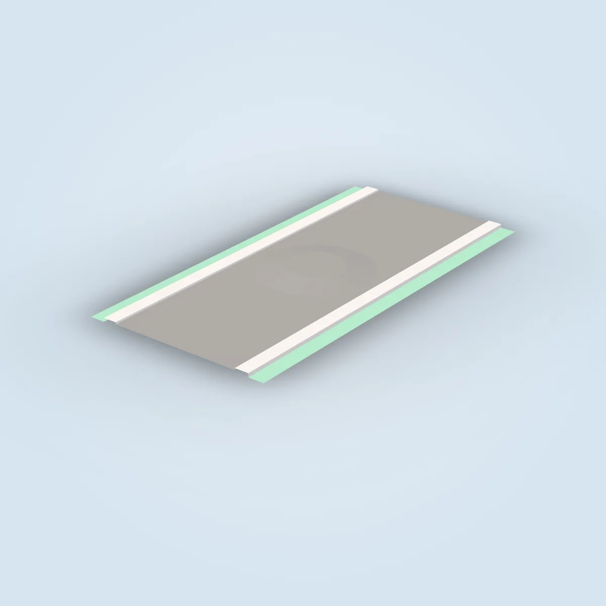 Road Straight Long Bump Round Model