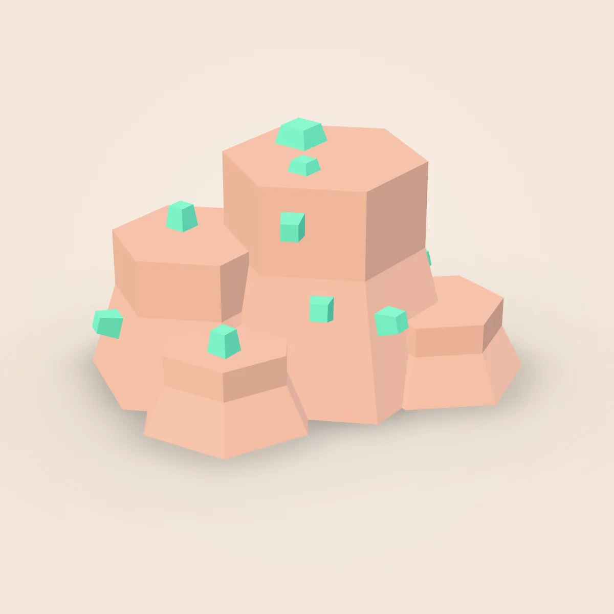Rock Crystals Large Type A Model