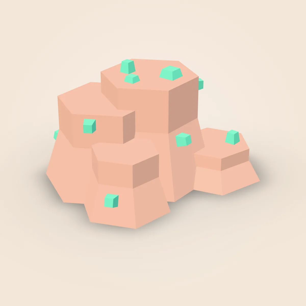 Rock Crystals Large Type B Model