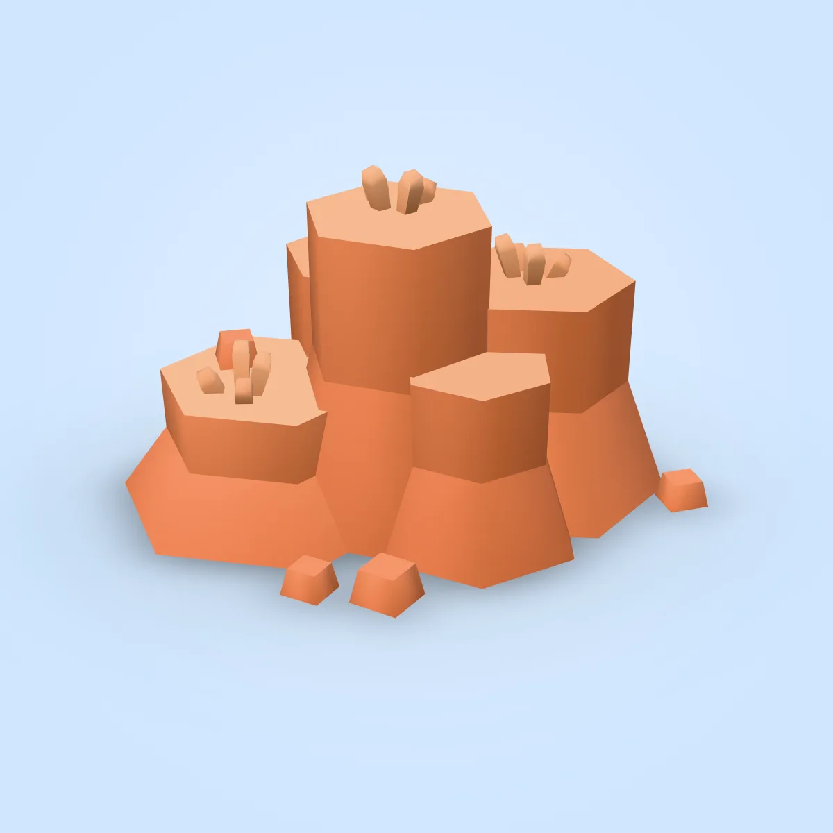 Rocks Sand Type C Model