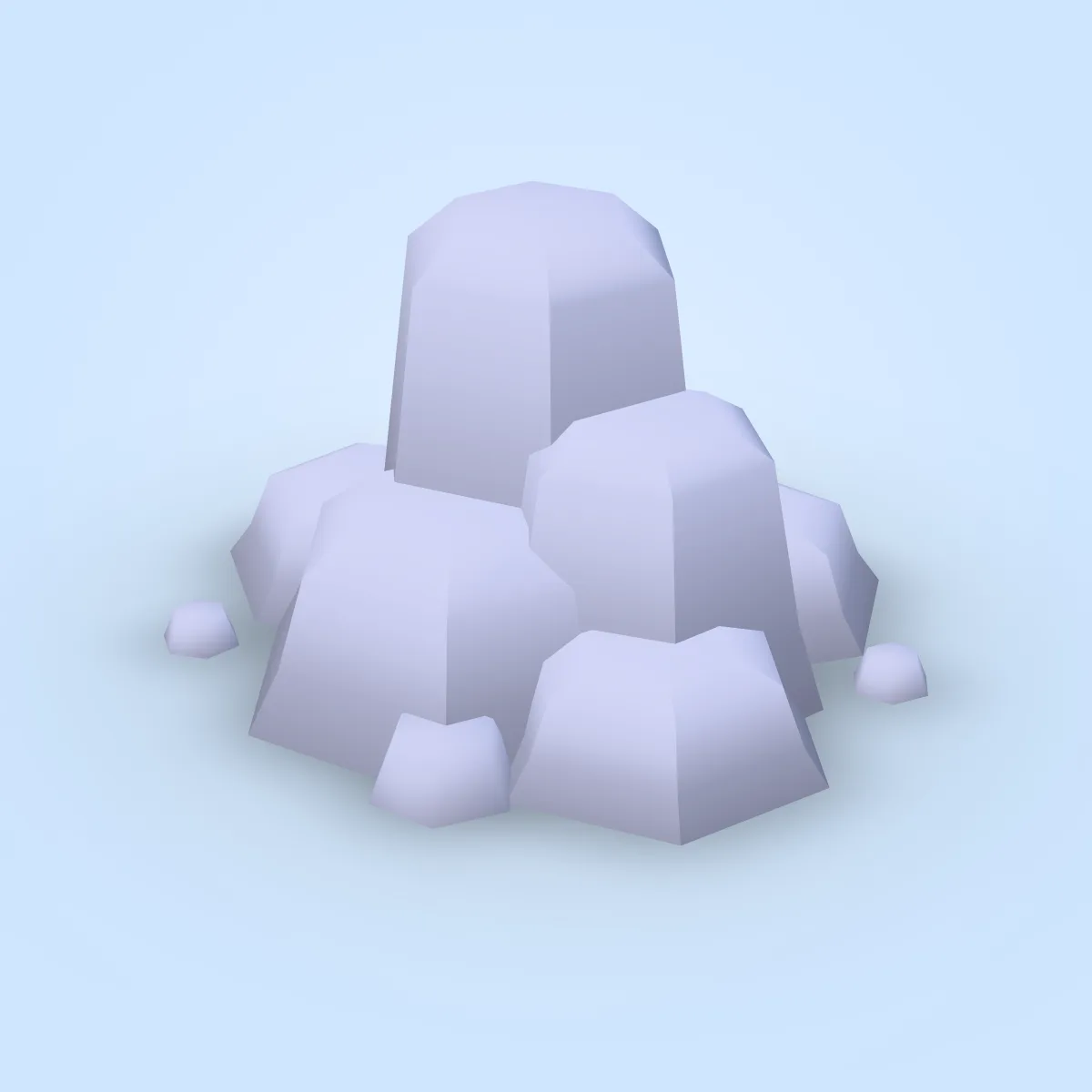 Rocks Tall Model