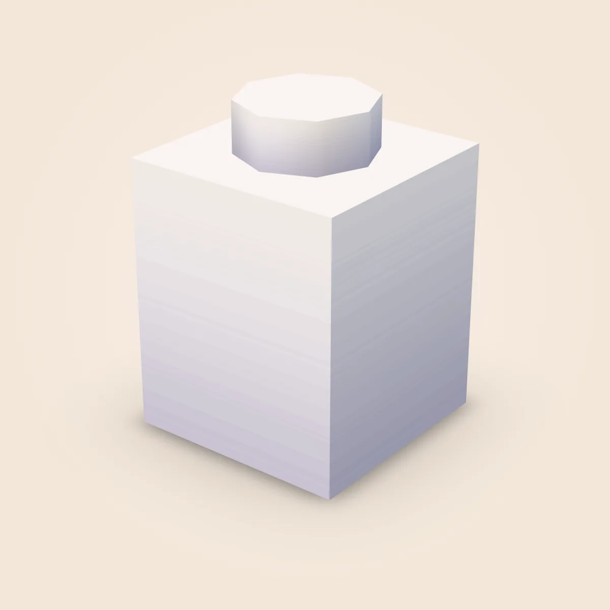 Round Simple Brick 1x1 Model