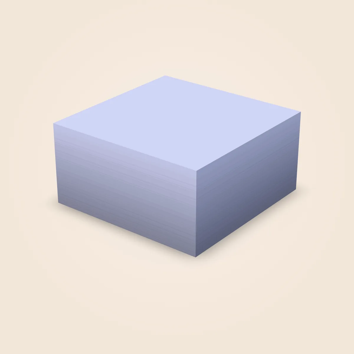 Shape Cube Half Model