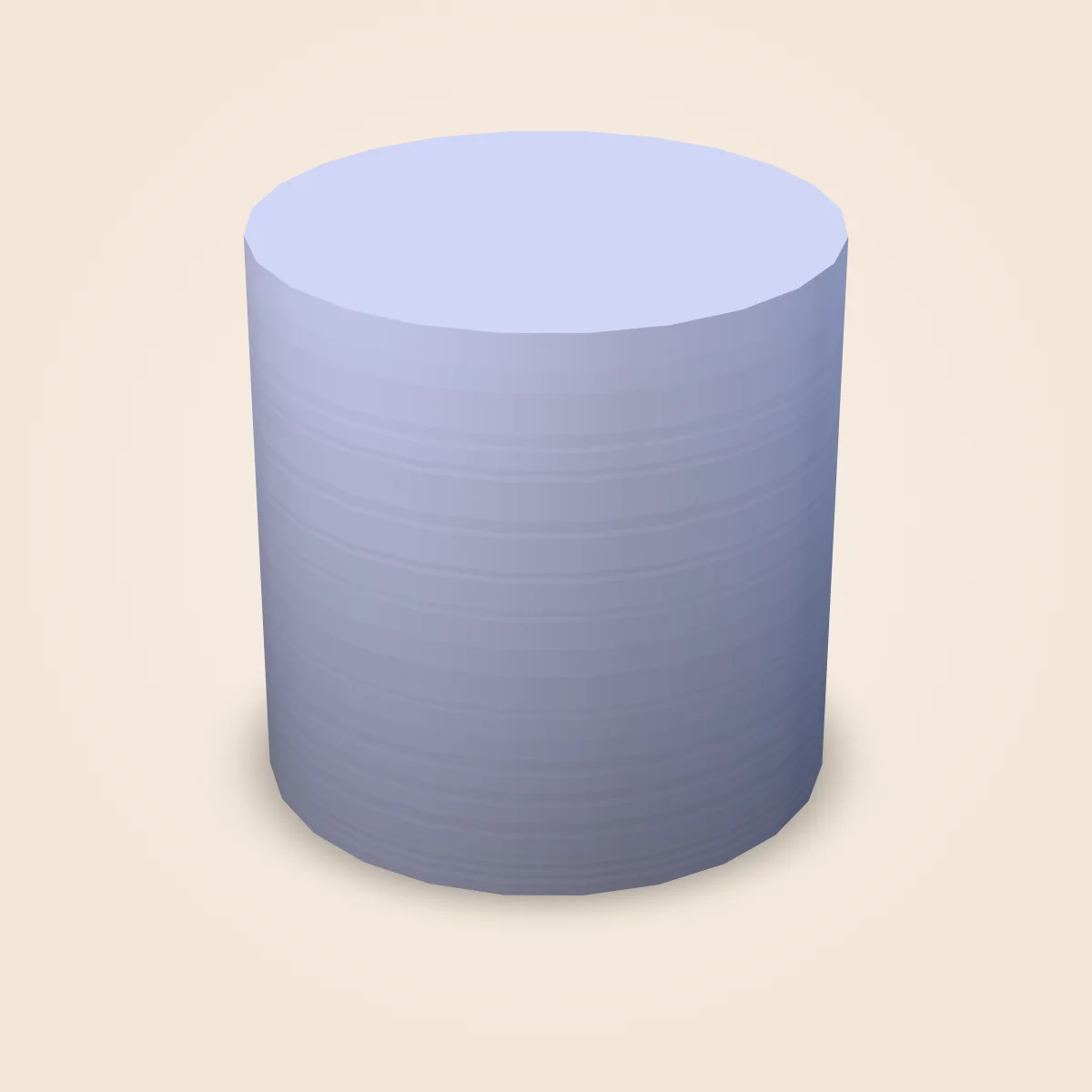 Shape Cylinder Detailed Model