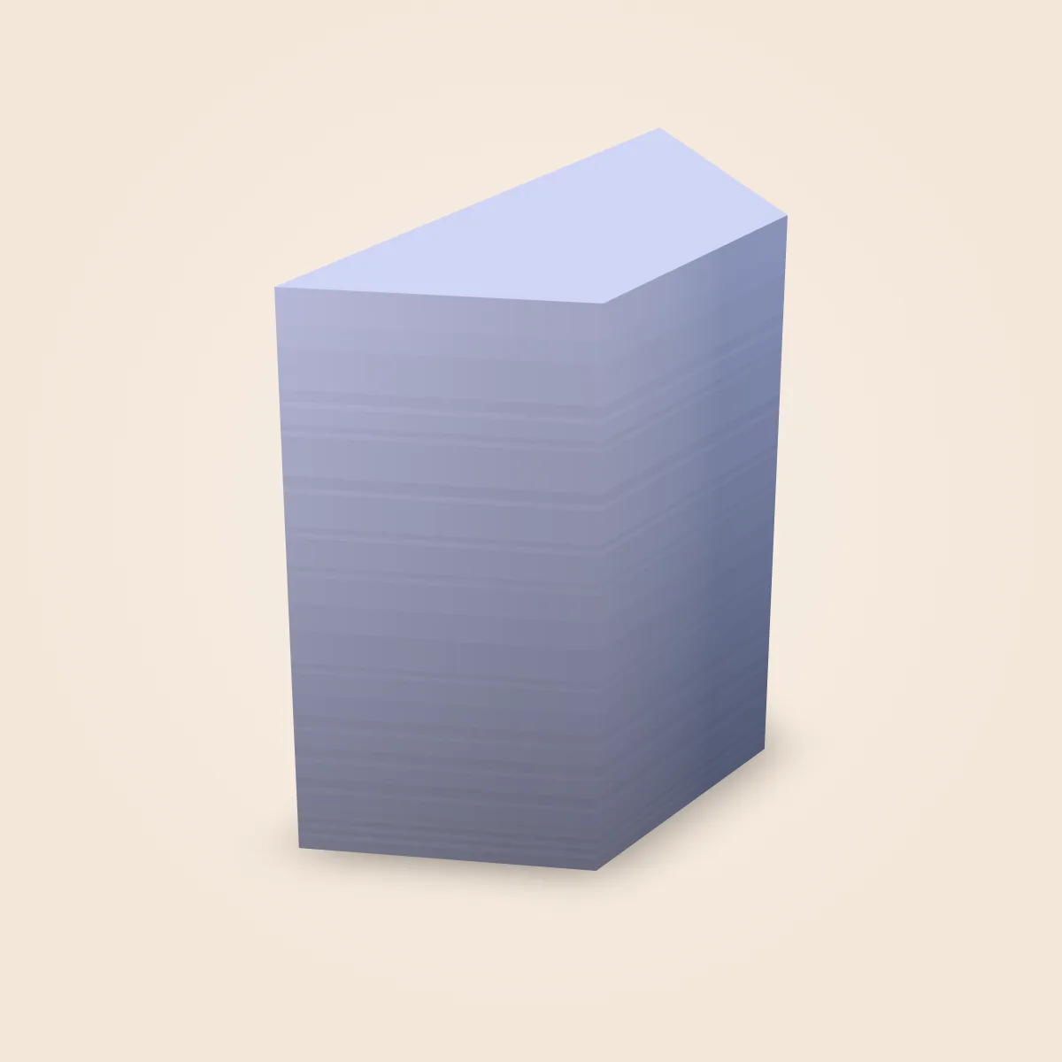 Shape Hexagon Half Model