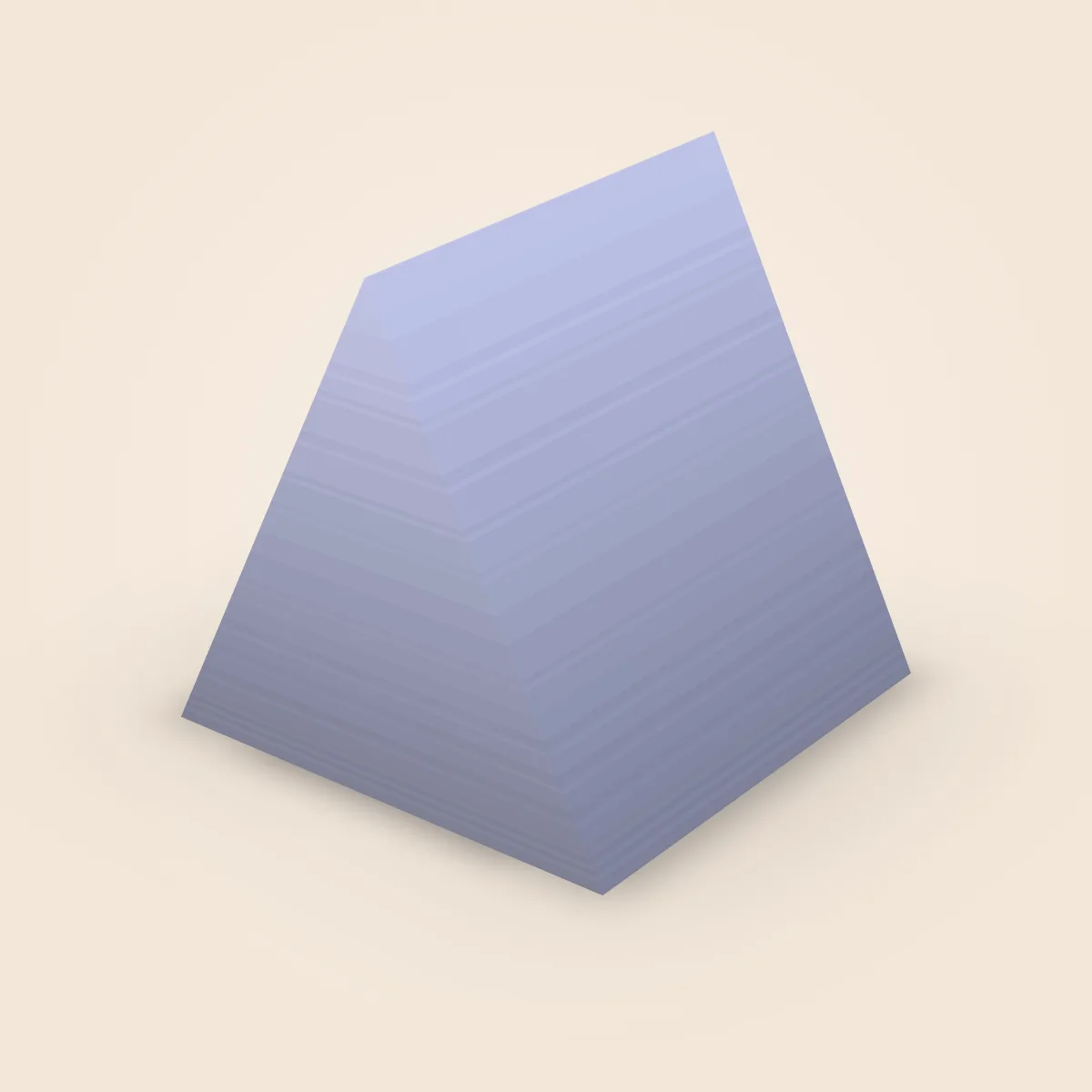 Shape Triangular Prism Model