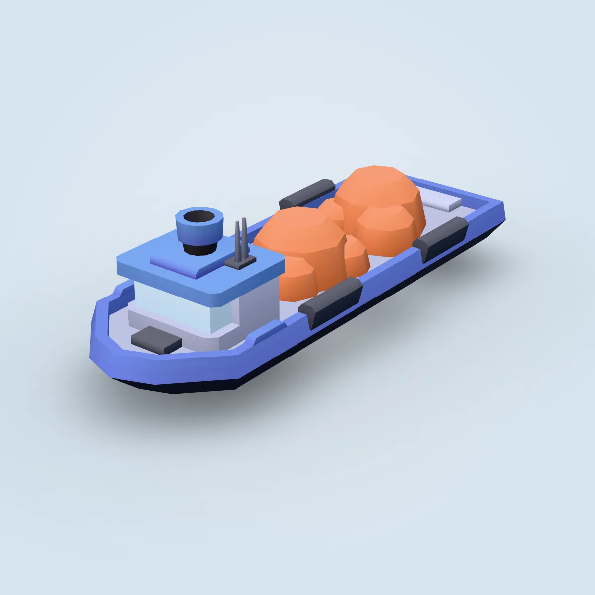 Ship Cargo Type B Model