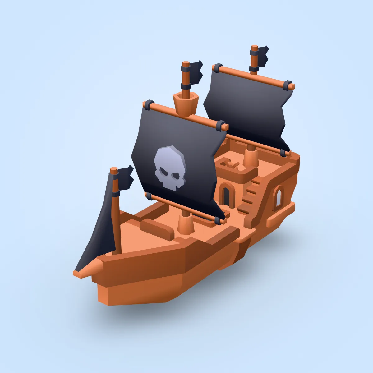 Ship Pirate Large Model