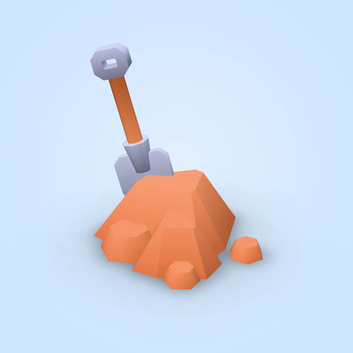 Shovel Dirt Model