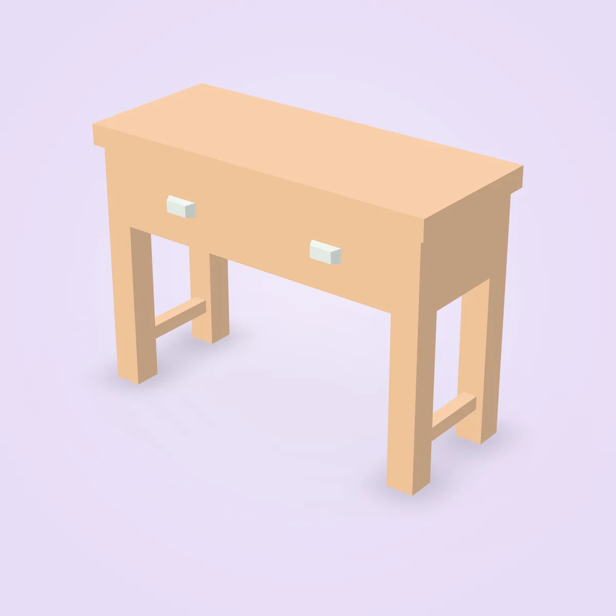 Side Table Drawers Model