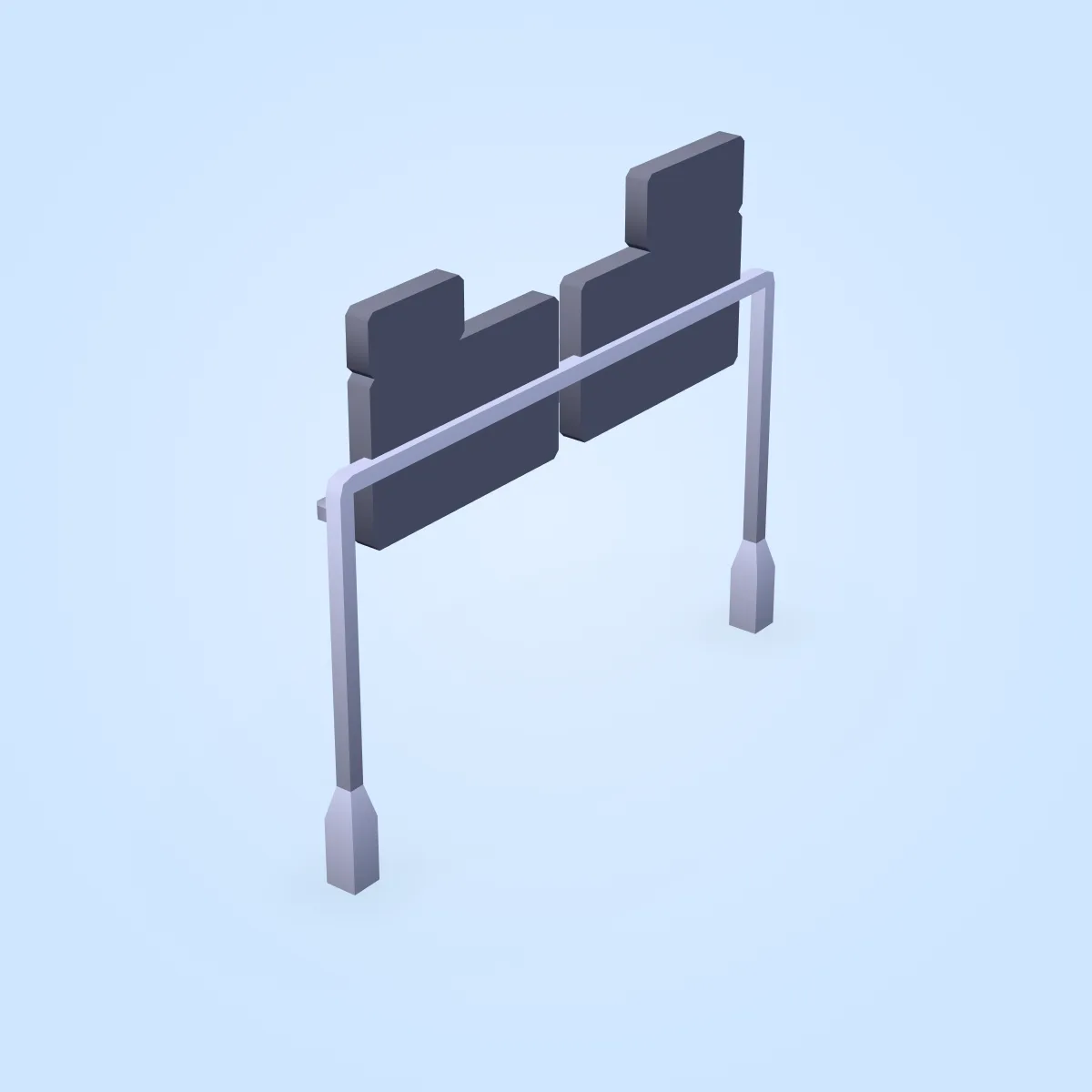 Sign Highway Detailed Model