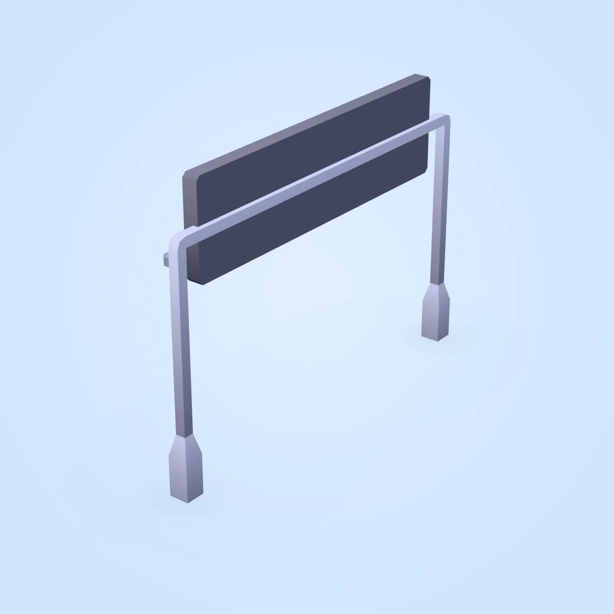 Sign Highway Wide Model