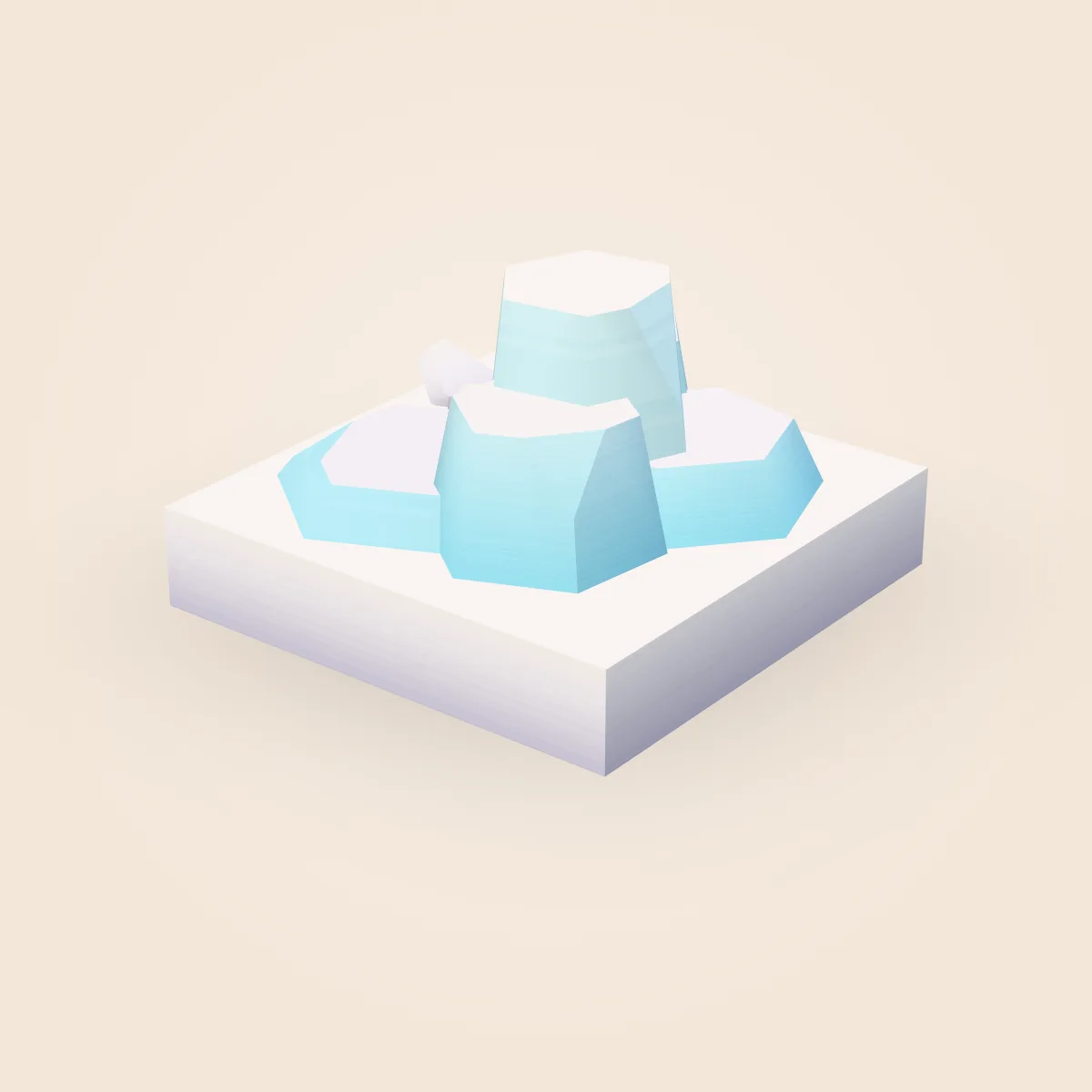 Snow Tile Hill Model