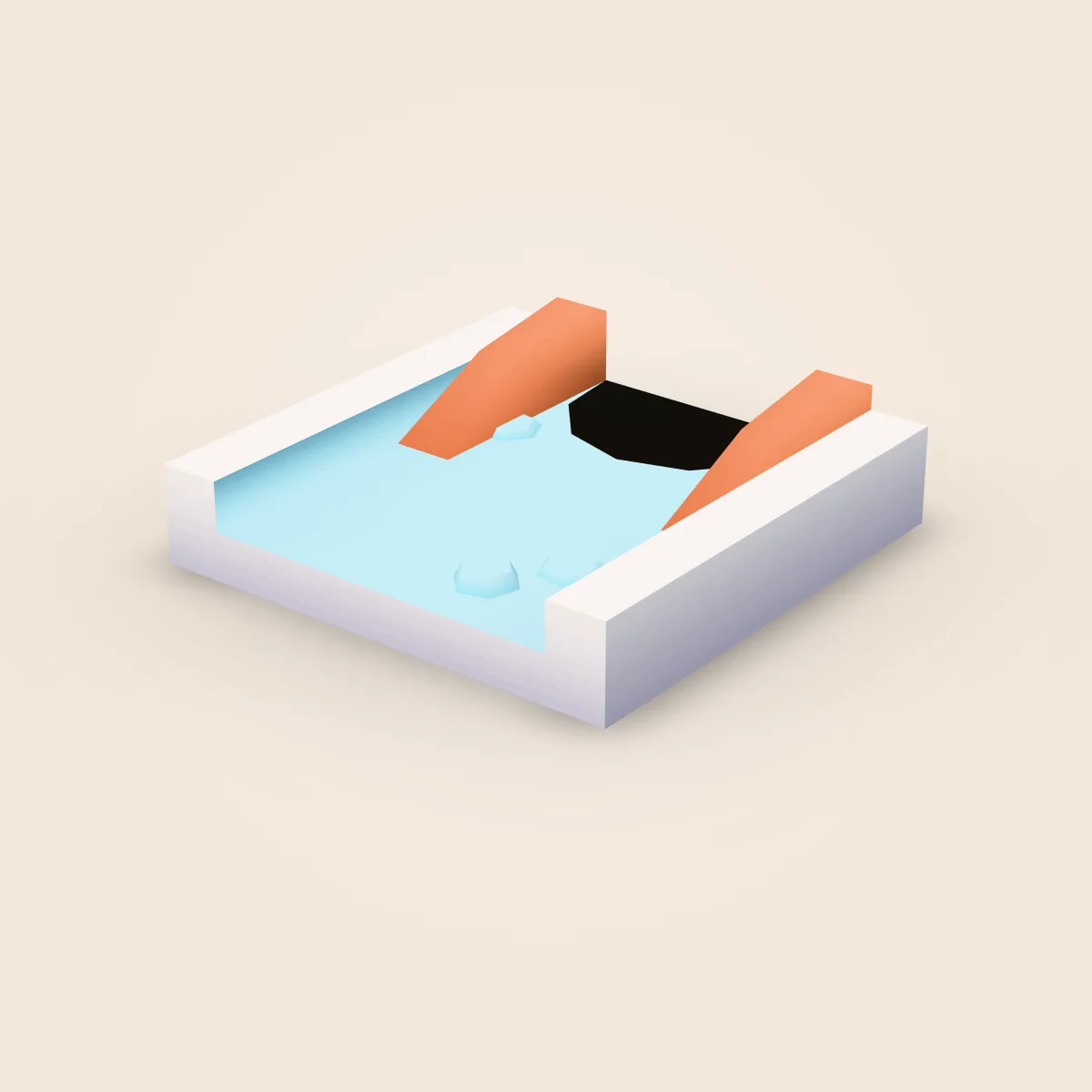 Snow Tile River Transition Model