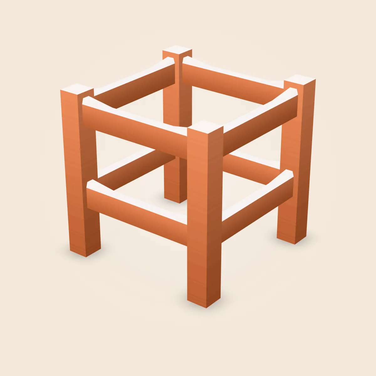 Snow Wood Structure High Model
