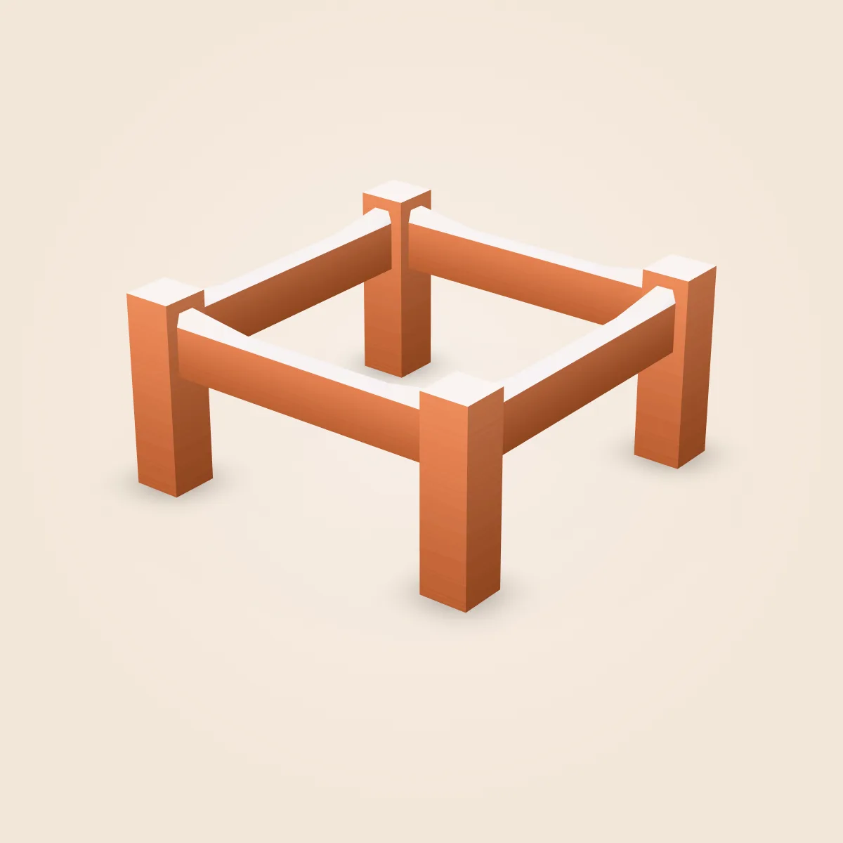 Snow Wood Structure Model