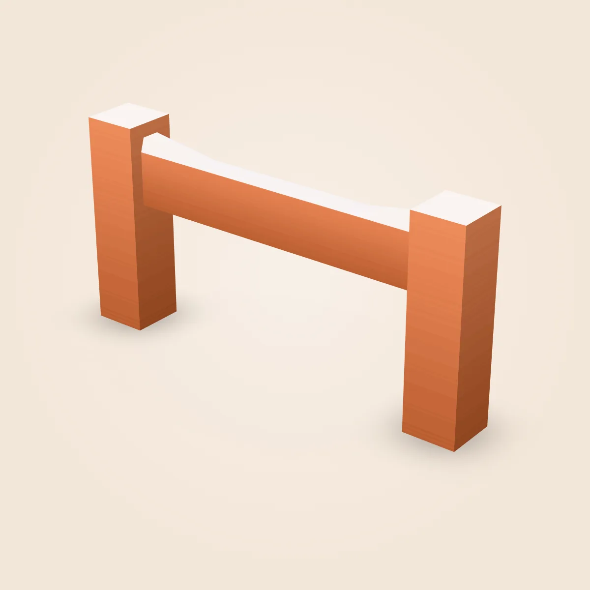 Snow Wood Structure Part Model