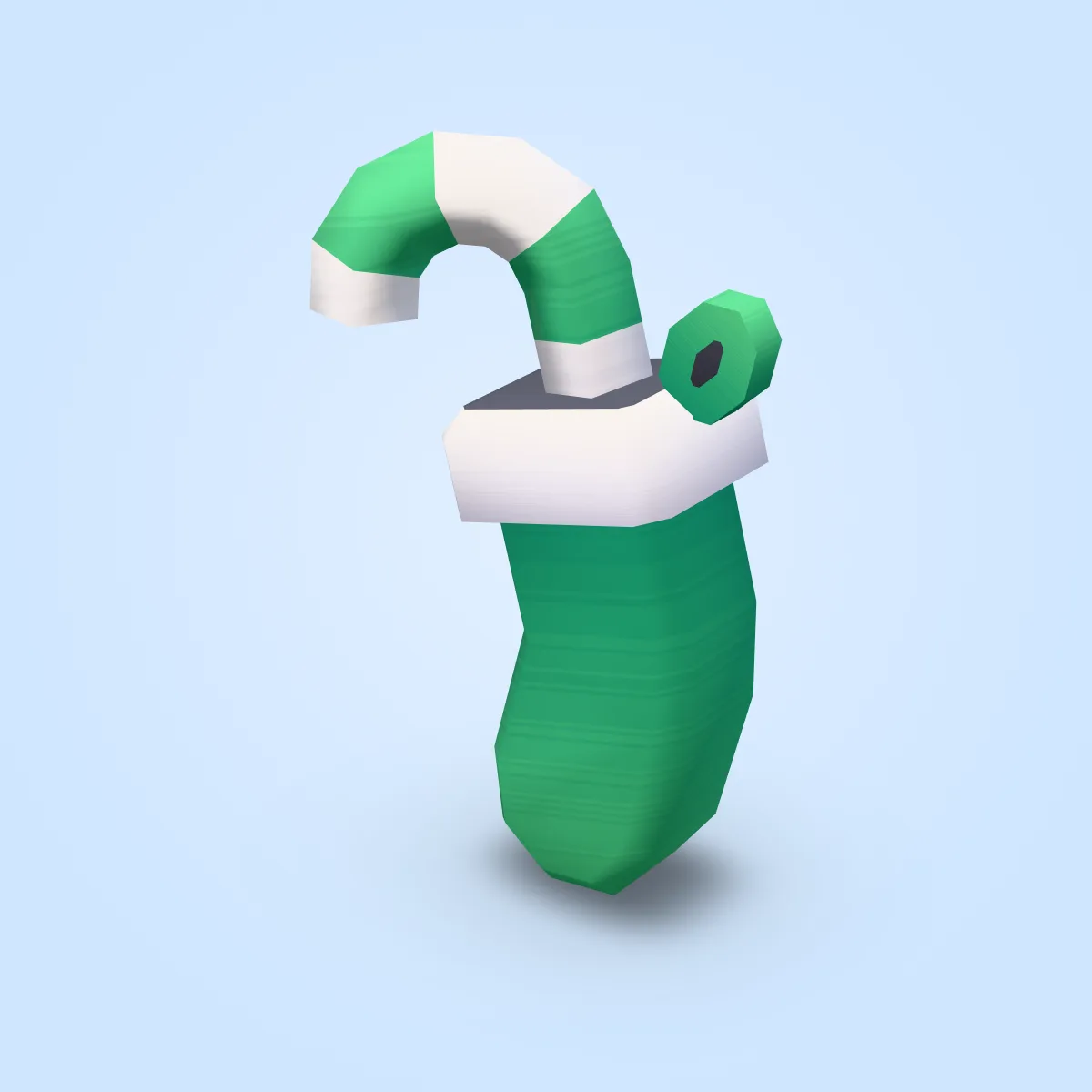 Sock Green Cane Model