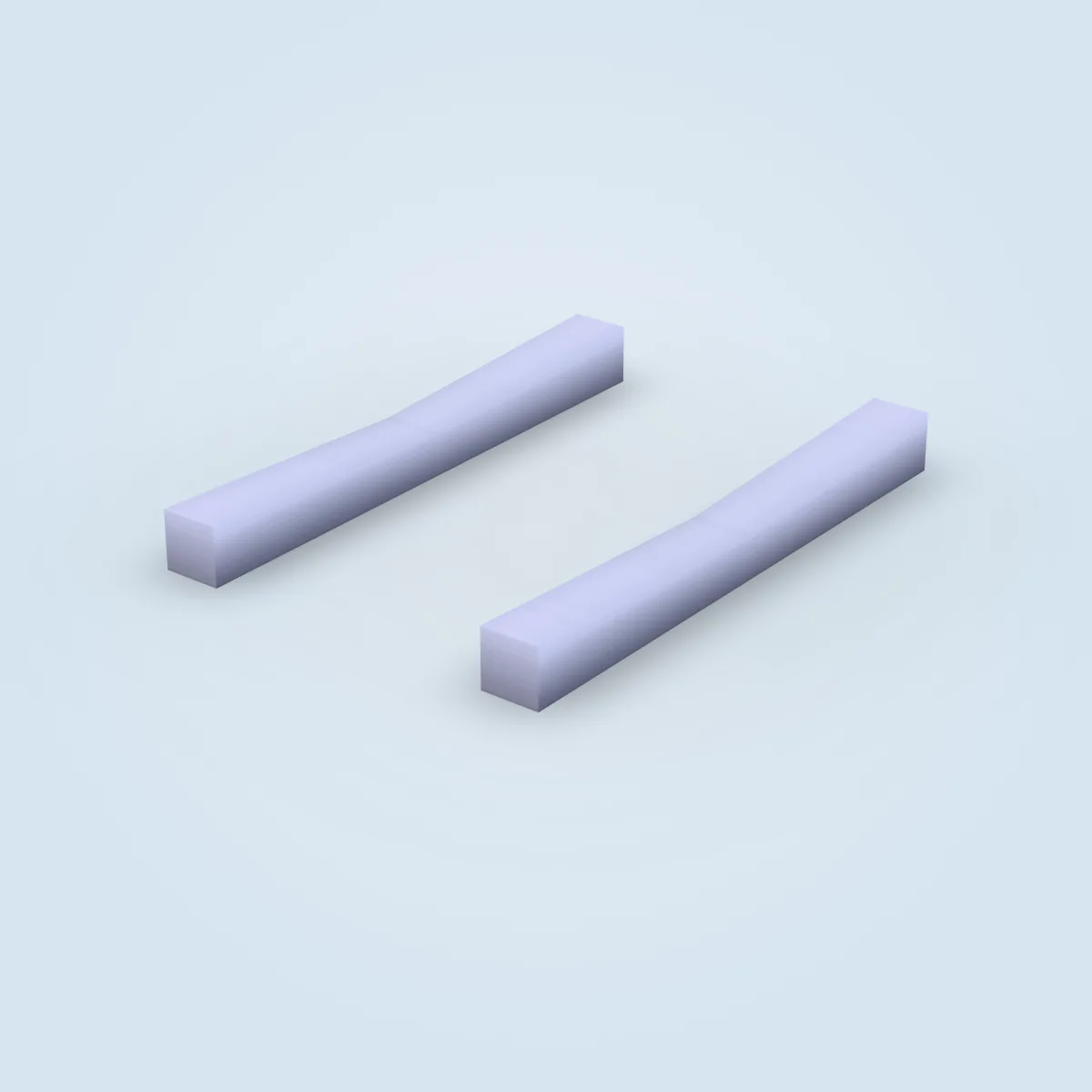 Spline Track Damaged Model