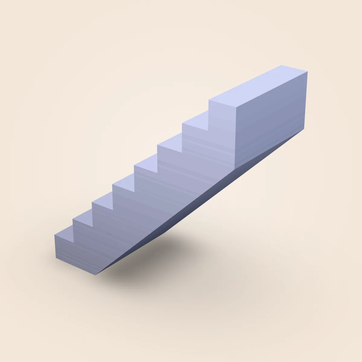 Stairs Diagonal Small Narrow Model