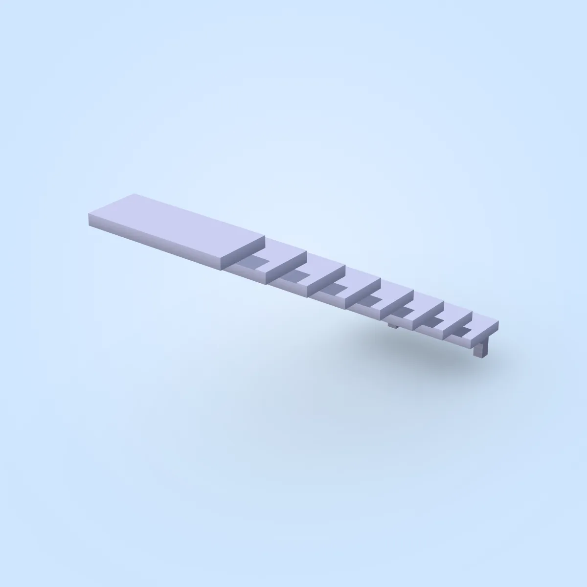 Stairs Open (Building) Model