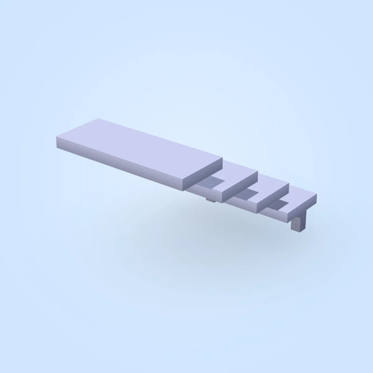 Stairs Open Short Model