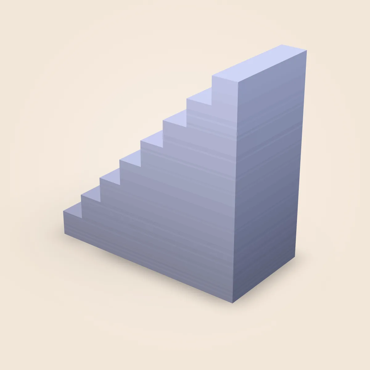 Stairs Small Narrow Model