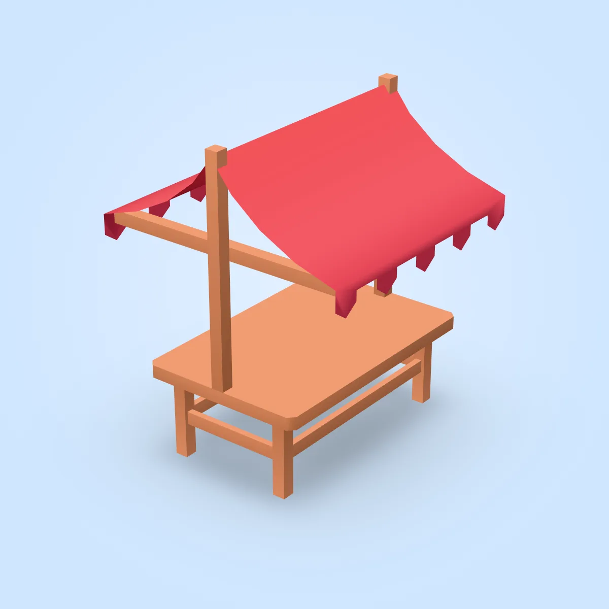 Stall Red Model