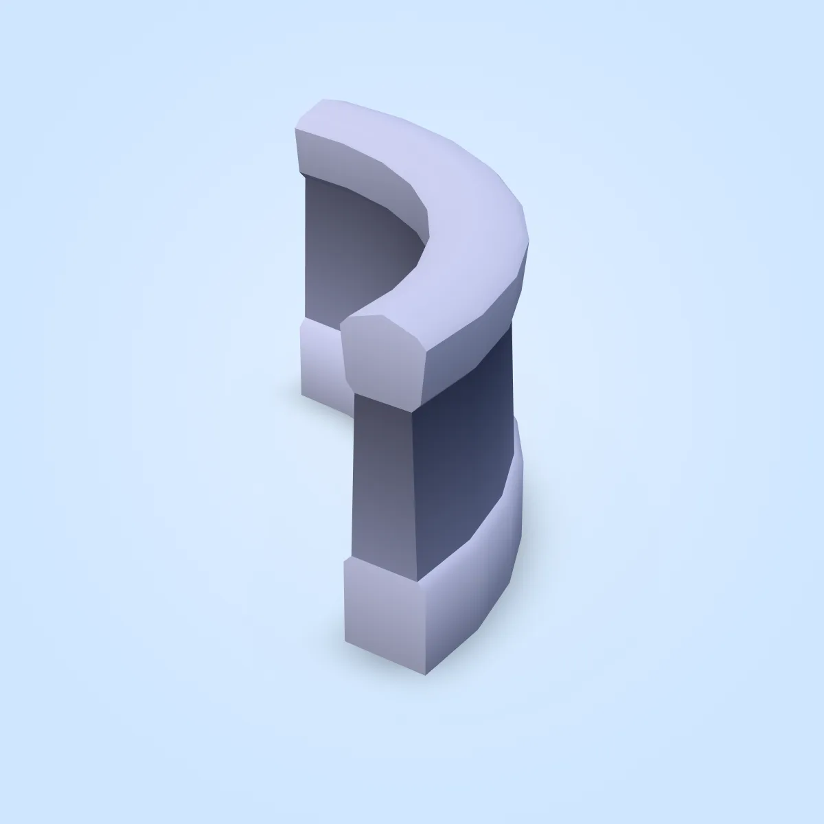 Stone Wall Curve Model
