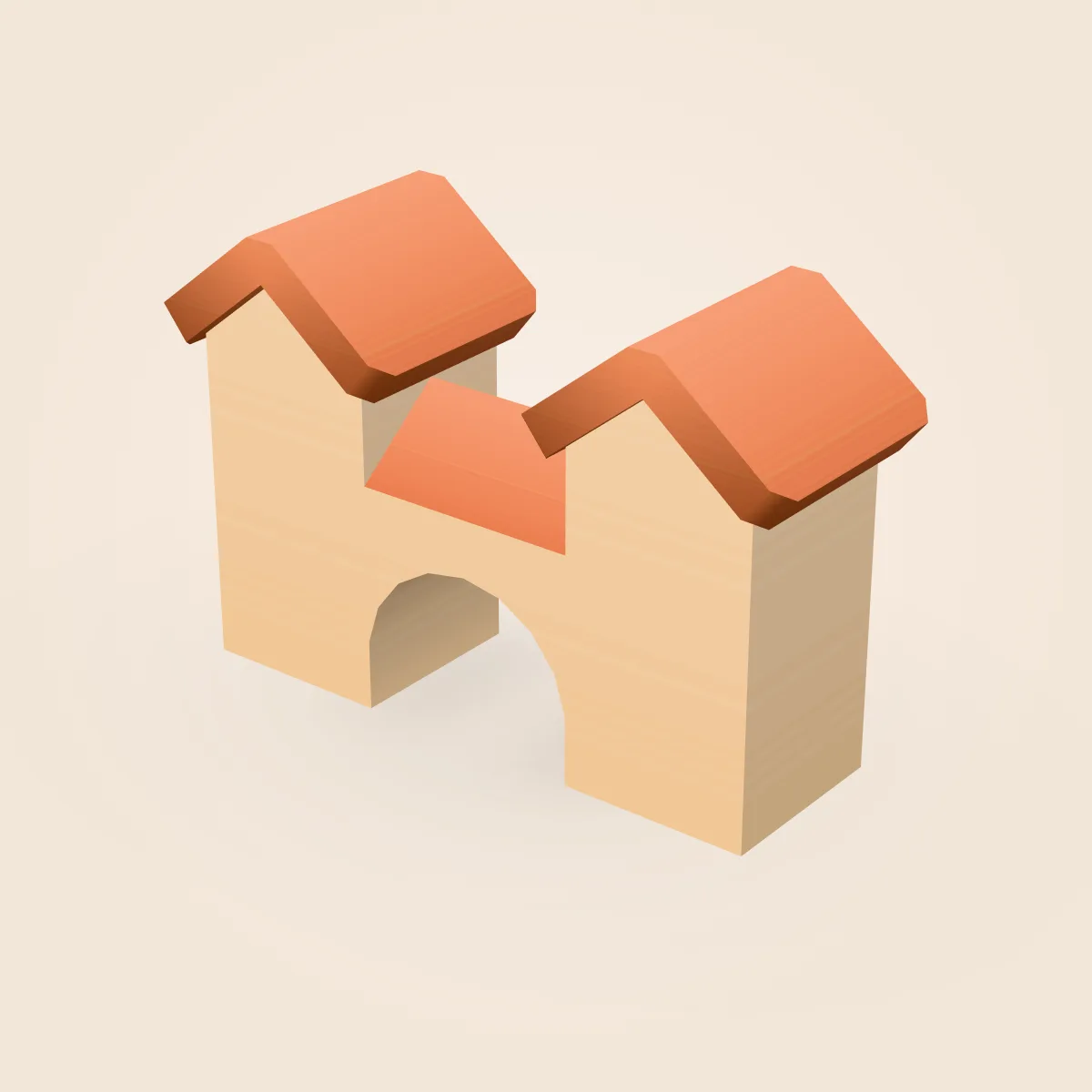 Structure Gate Building Model