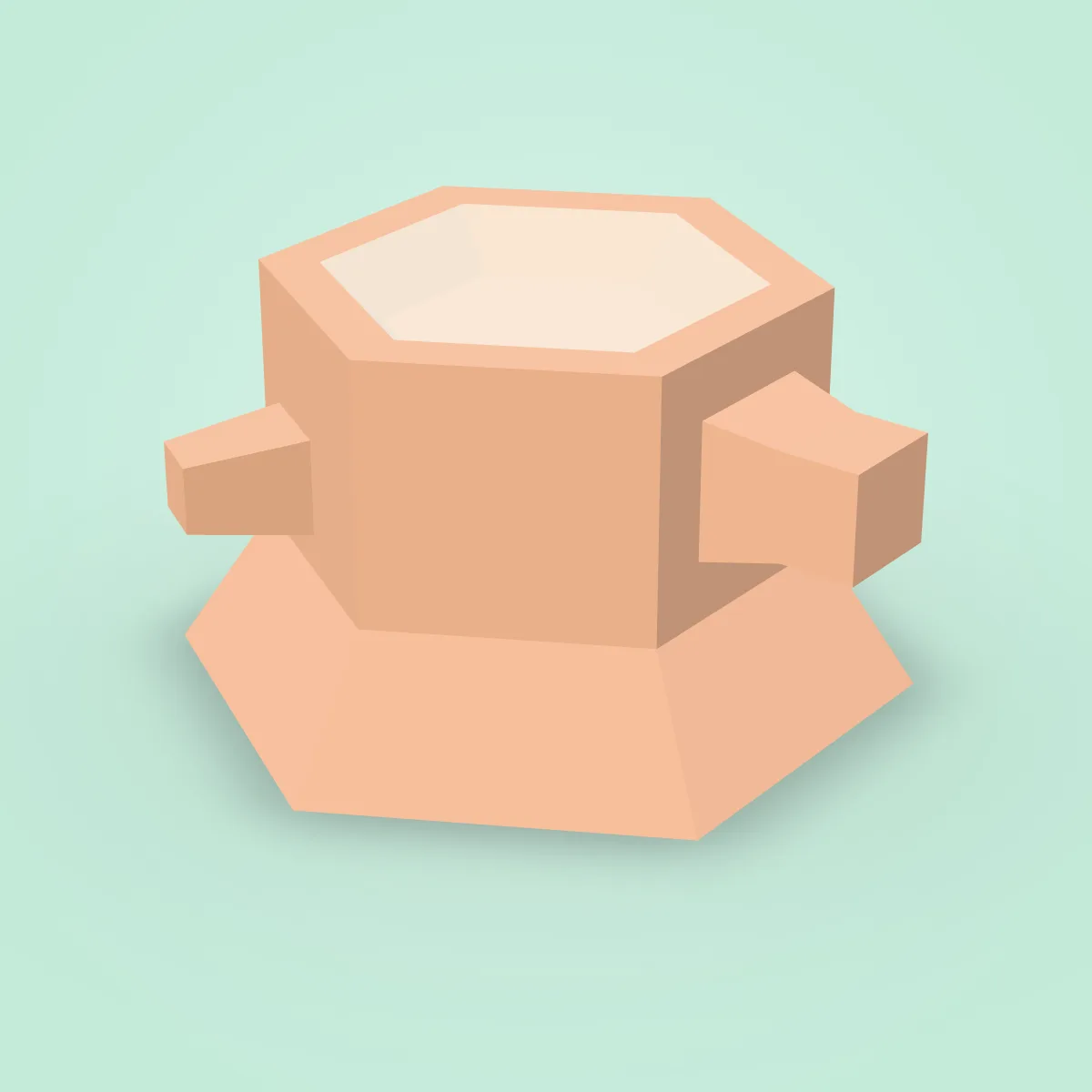 Stump Round Detailed Model