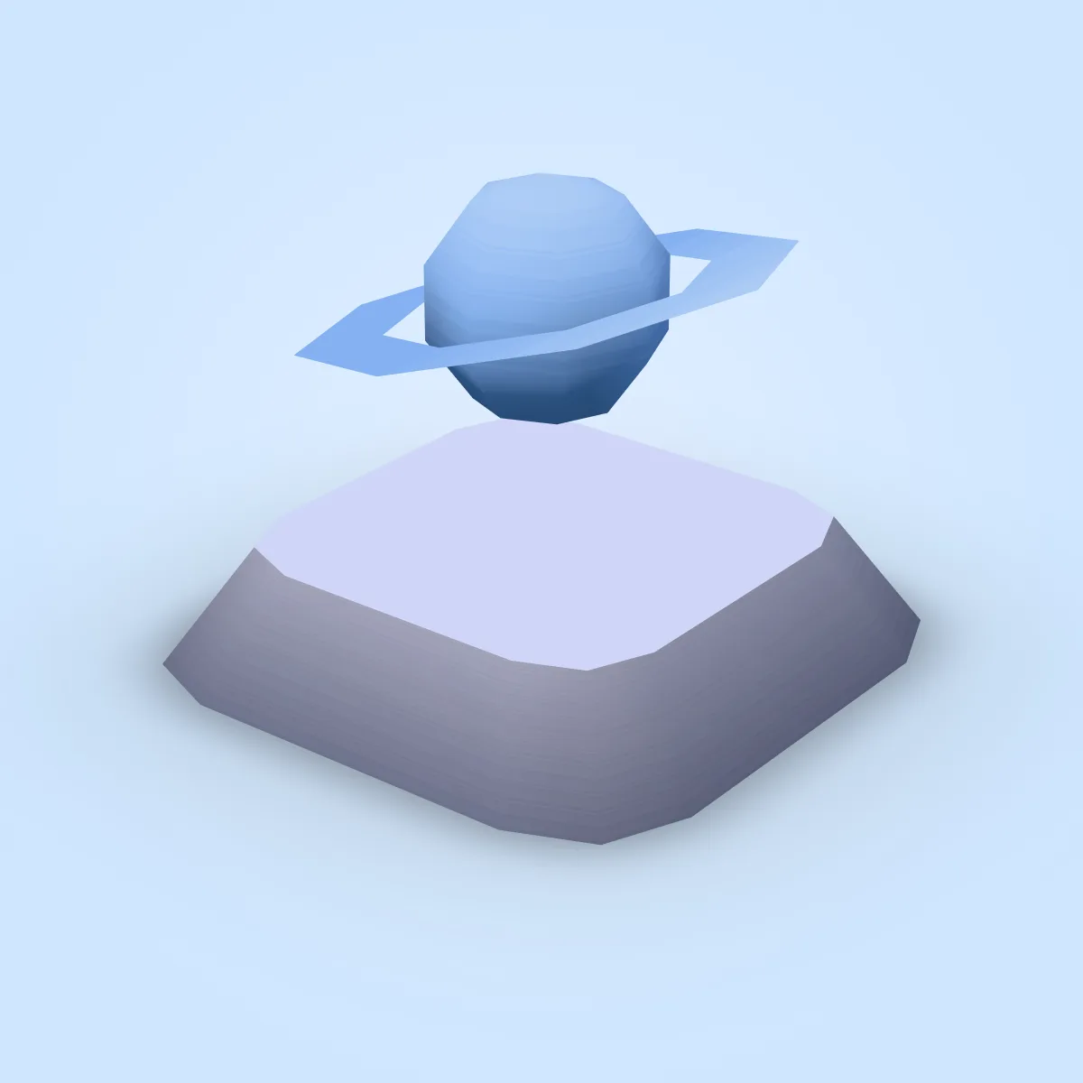 Table Display Planet Model