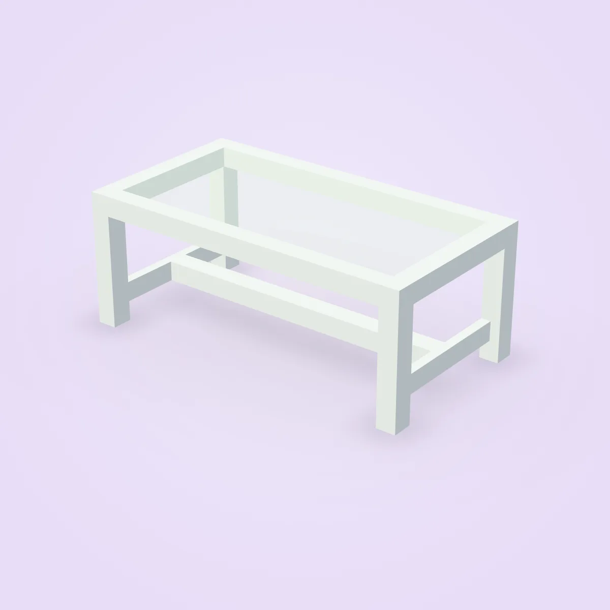 Table Glass Model