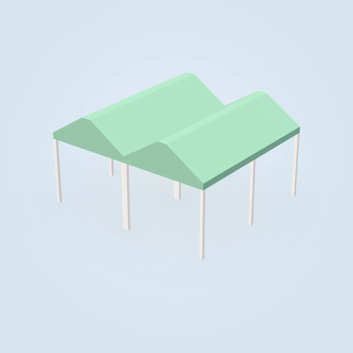 Tent Roof Double Model