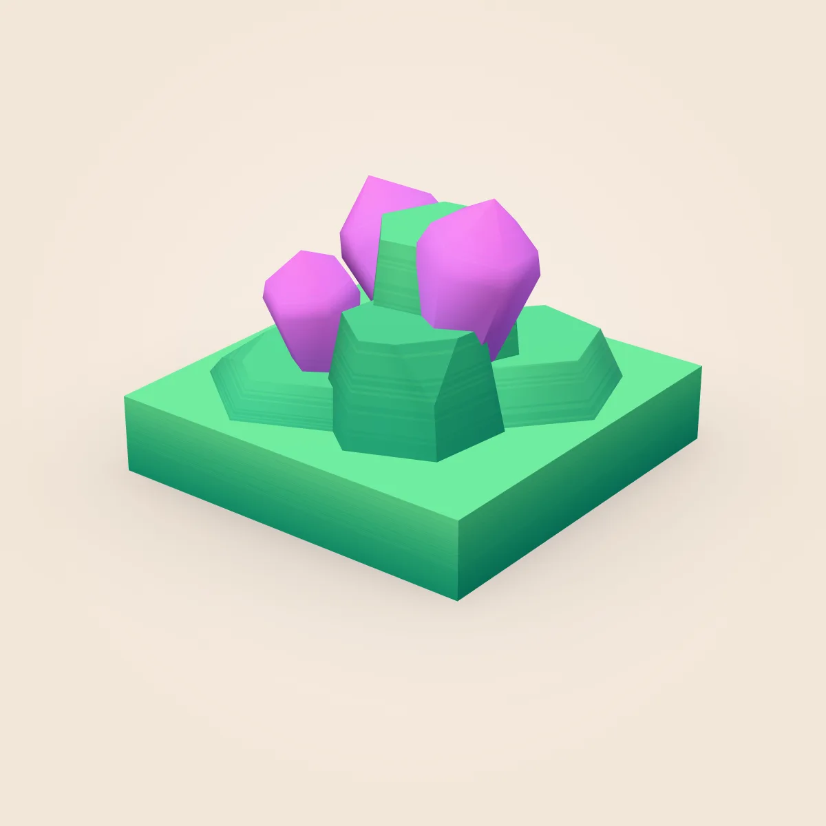 Tile Crystal Model