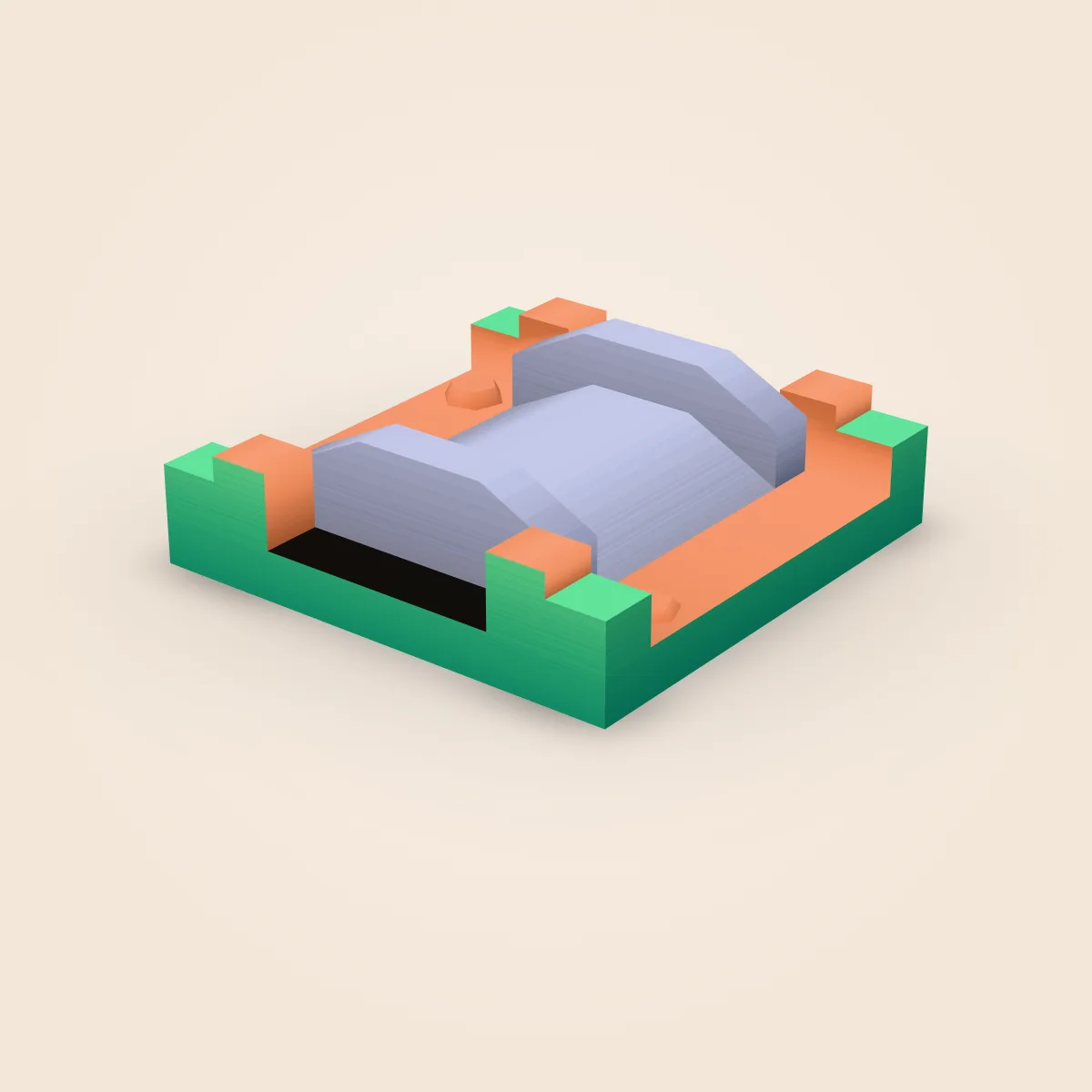 Tile River Bridge Model