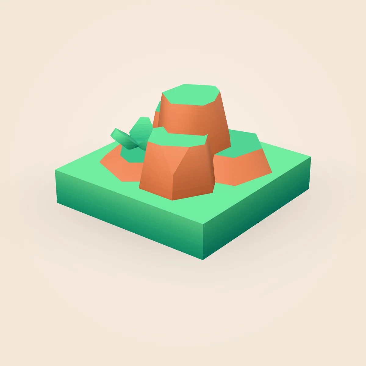 Tile Rock Model