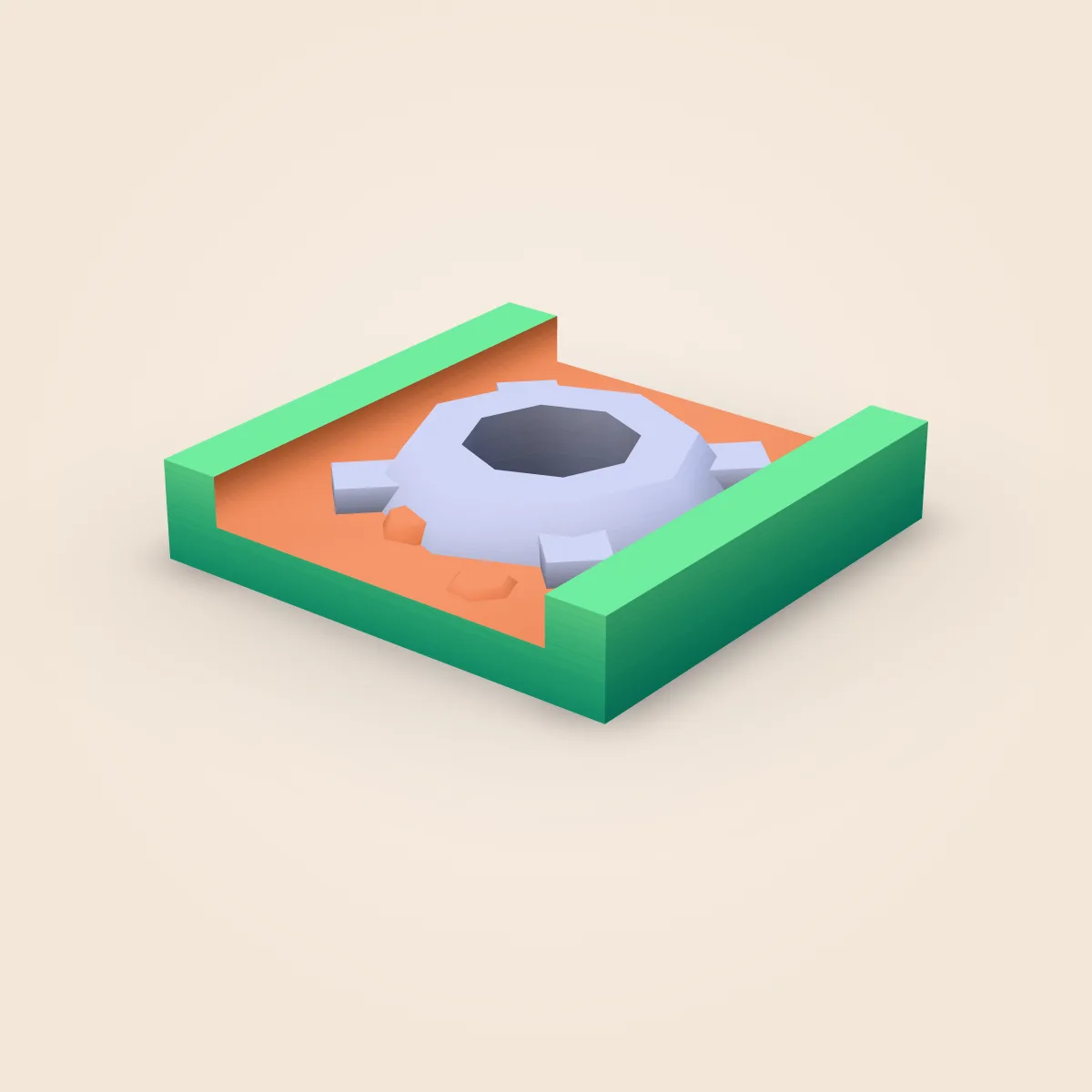Tile Spawn Round Model