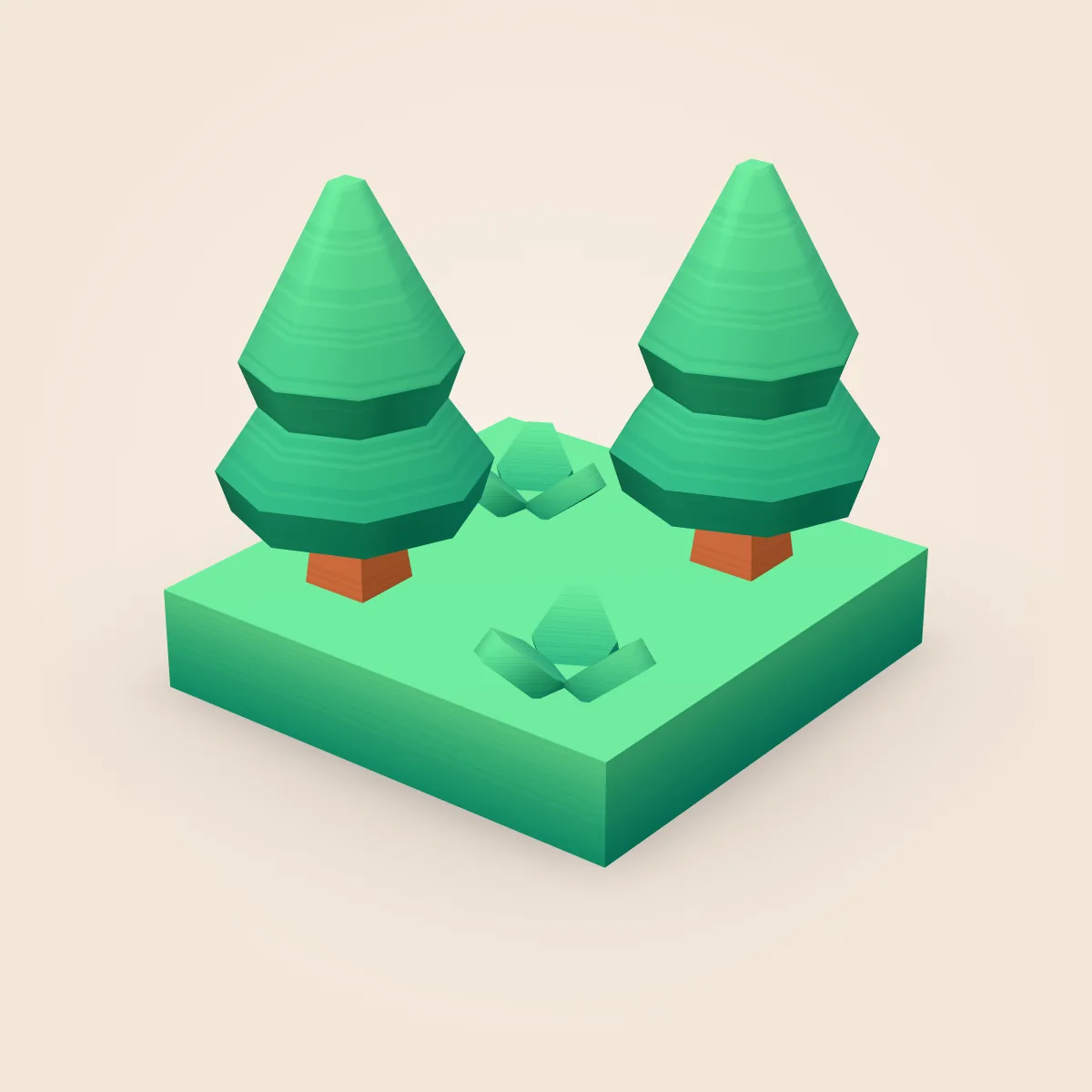 Tile Tree Double Model