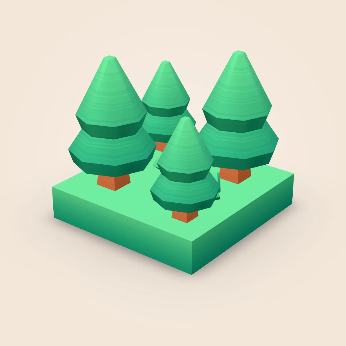 Tile Tree Quad Model